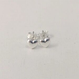 Pandora Silver Heart Earrings